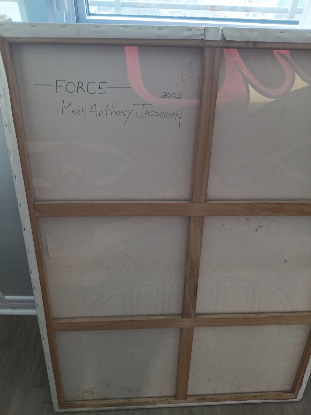 Original Painting "Force" by Mark Anthony Jacobson (2002) - photo 3