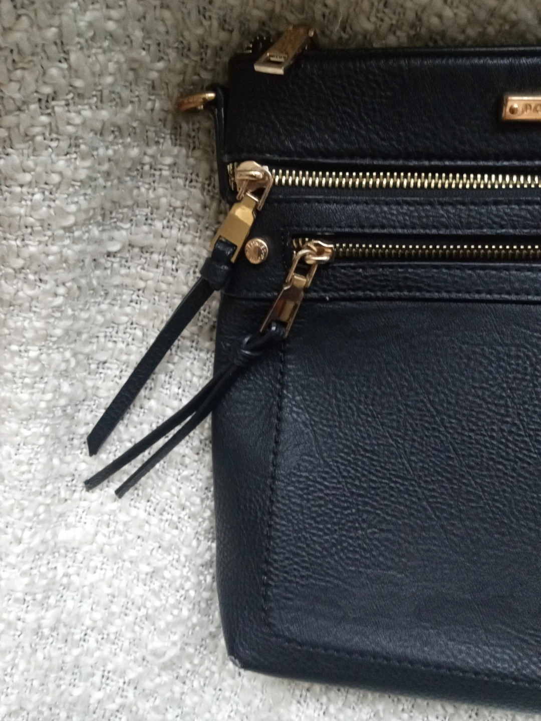 Poppy & Peonies Black Crossbody Bag - photo 4
