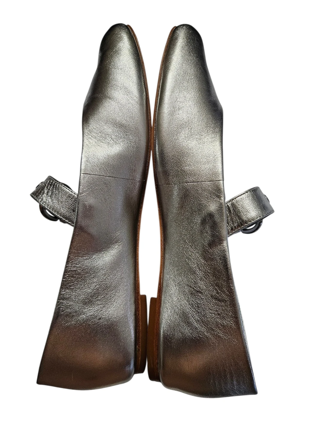 Reformation Silver Bethany Ballet Flats - photo 3