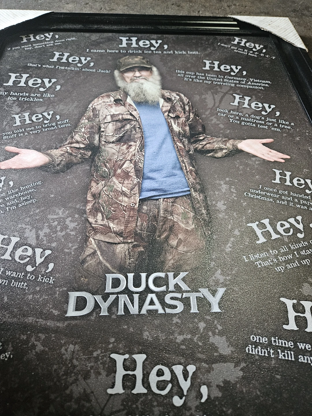 Duck Dynasty Framed Art Print with Quotes - photo 3