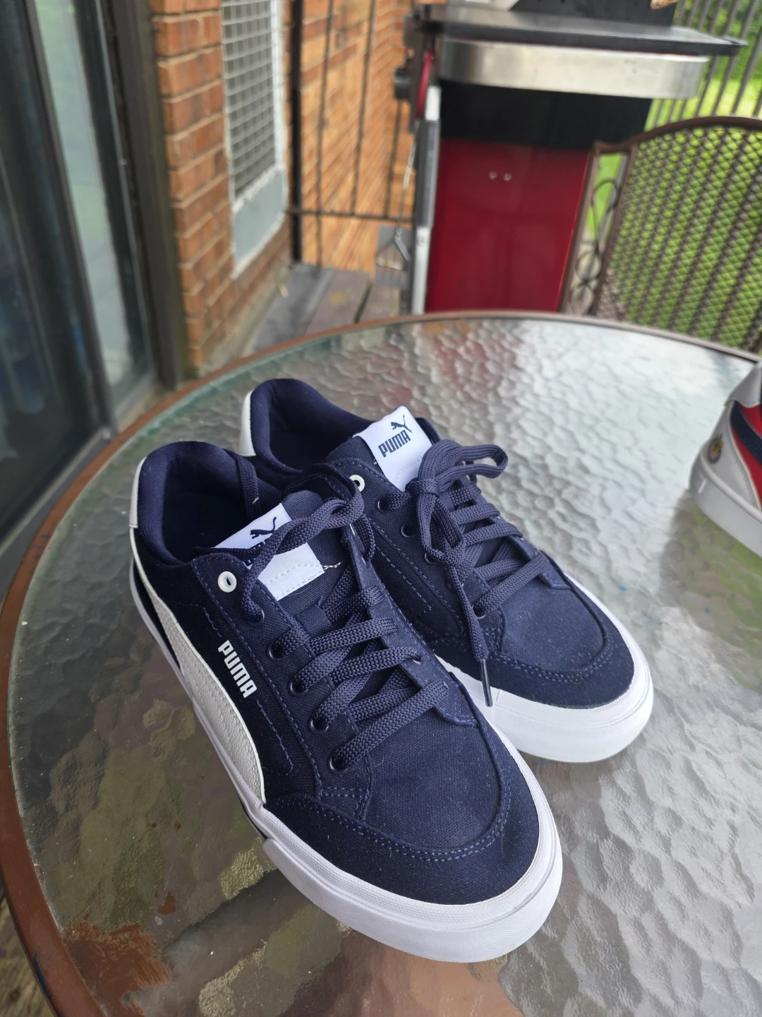 Puma Men's Sneakers - Navy Blue & Red/White - photo 3