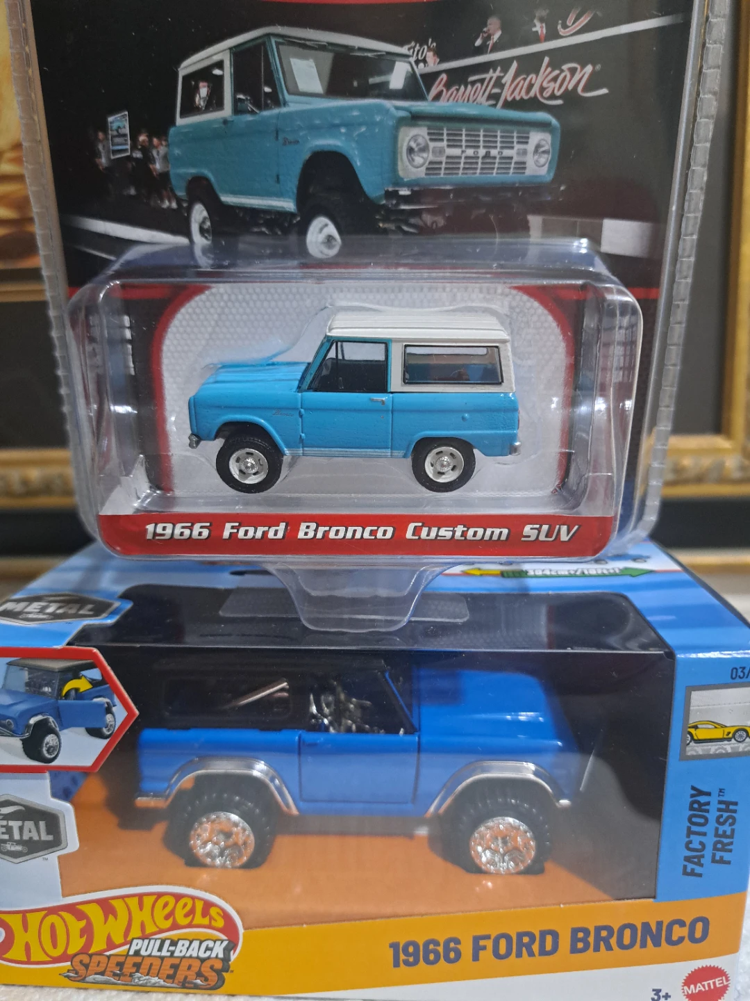 Greenlight/Hot Wheels, 1966 Ford Bronco, Pull-Back & Limited Ed.