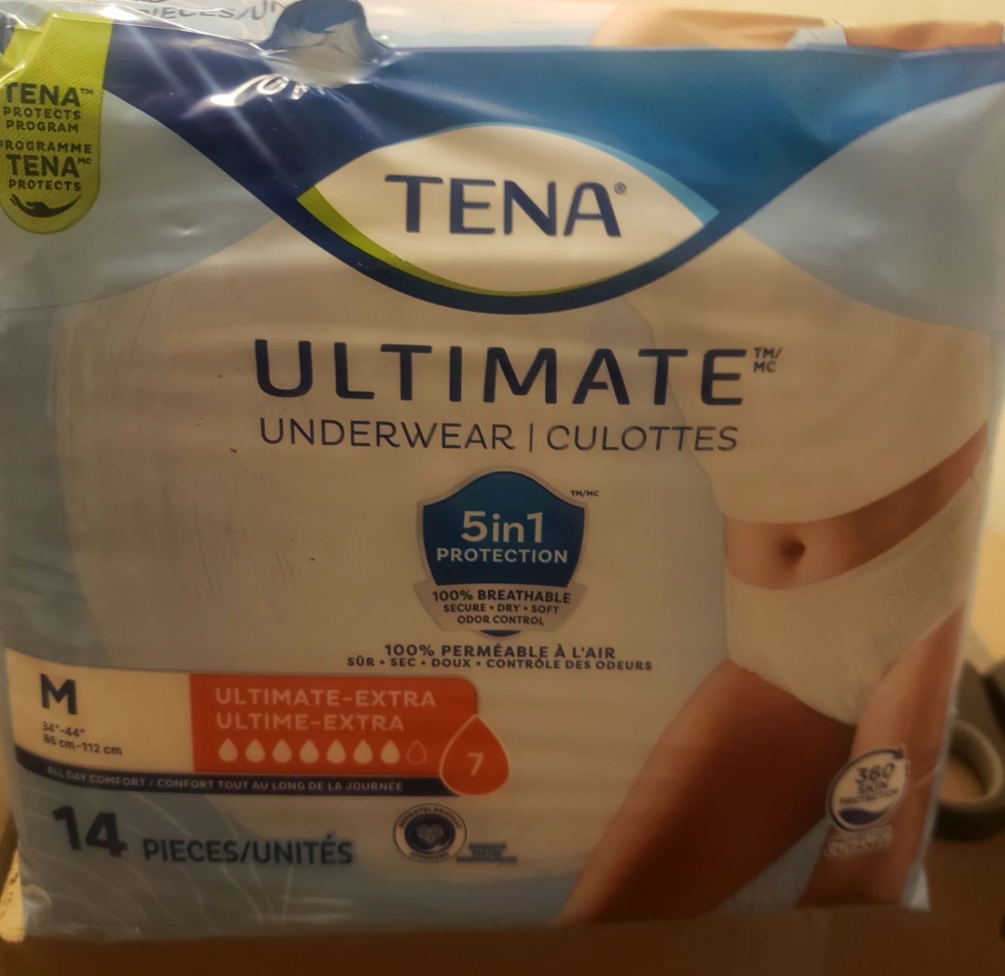 TENA Ultimate Underwear Size M (14 Pieces)