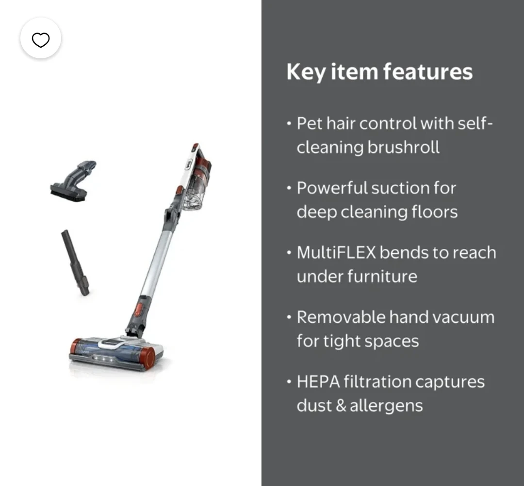Shark UZ355H Pet Pro Cordless ,Powerfins Brushroll &MultiFLEX - photo 2