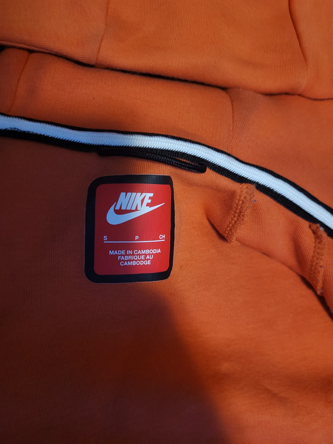 Nike Tech Fleece Hoodie Orange Size S - photo 2