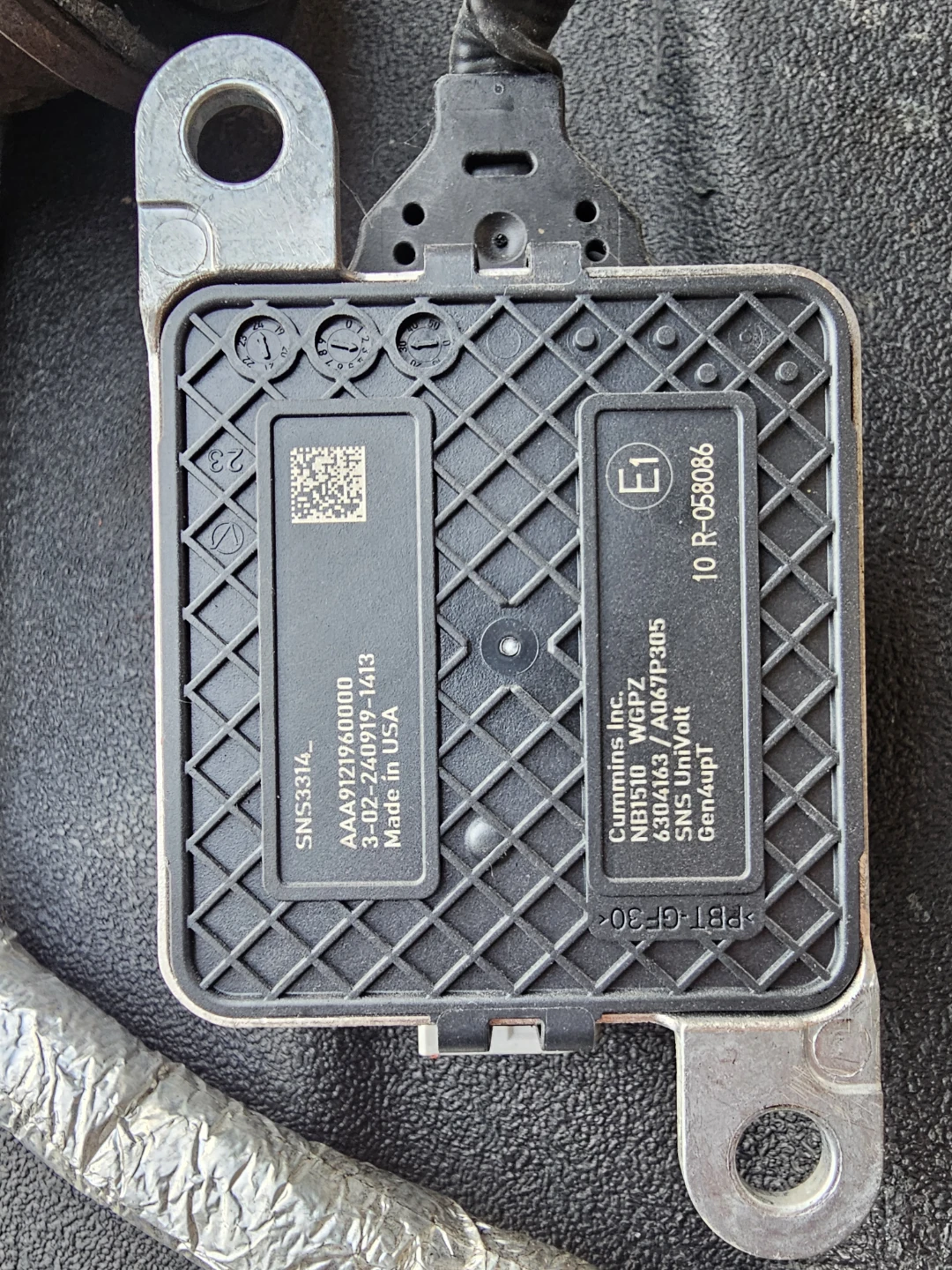 Cummins inlet nox sensor