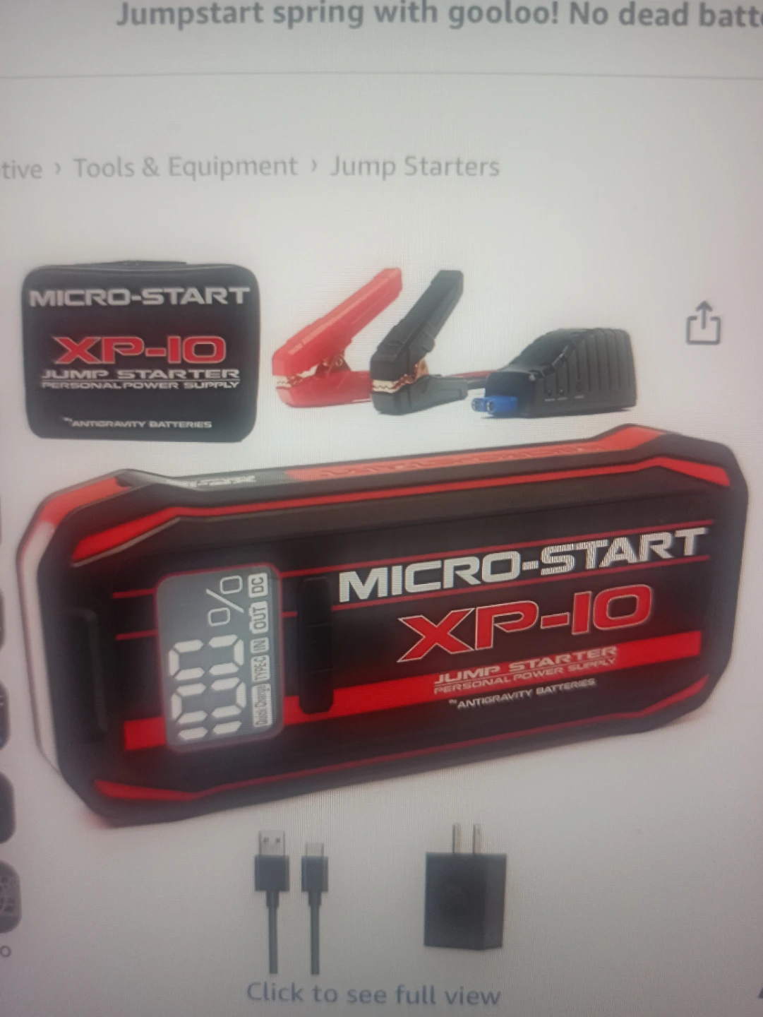 Micro-Start XP-10 Jump Starter Personal Power Supply - photo 5