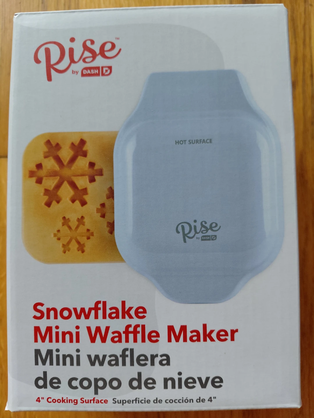 Gingerbread Man, Snowflake Mini Waffle Maker - photo 3
