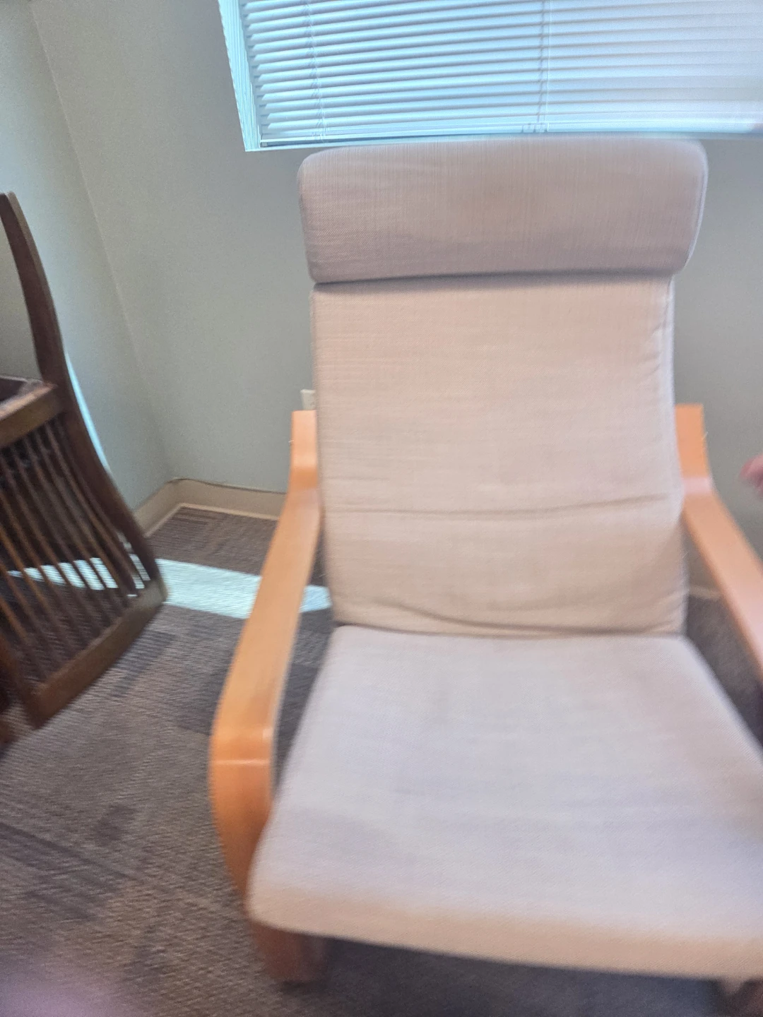 Comfortable Accent Chair with Ottoman
