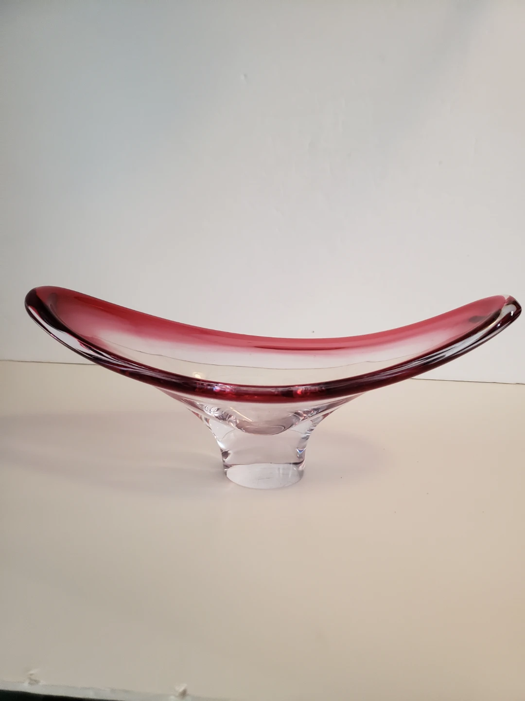 Chalet cranberry art glass