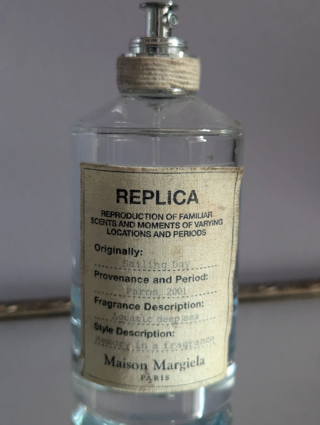Sailing Day by MM level shown in pics fragrance