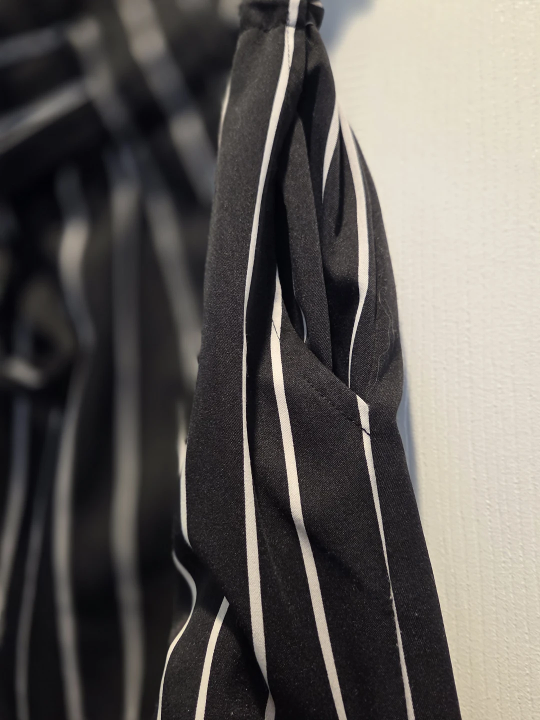 Urban Heritage Black & White Striped Paperbag Waist Skirt - photo 3