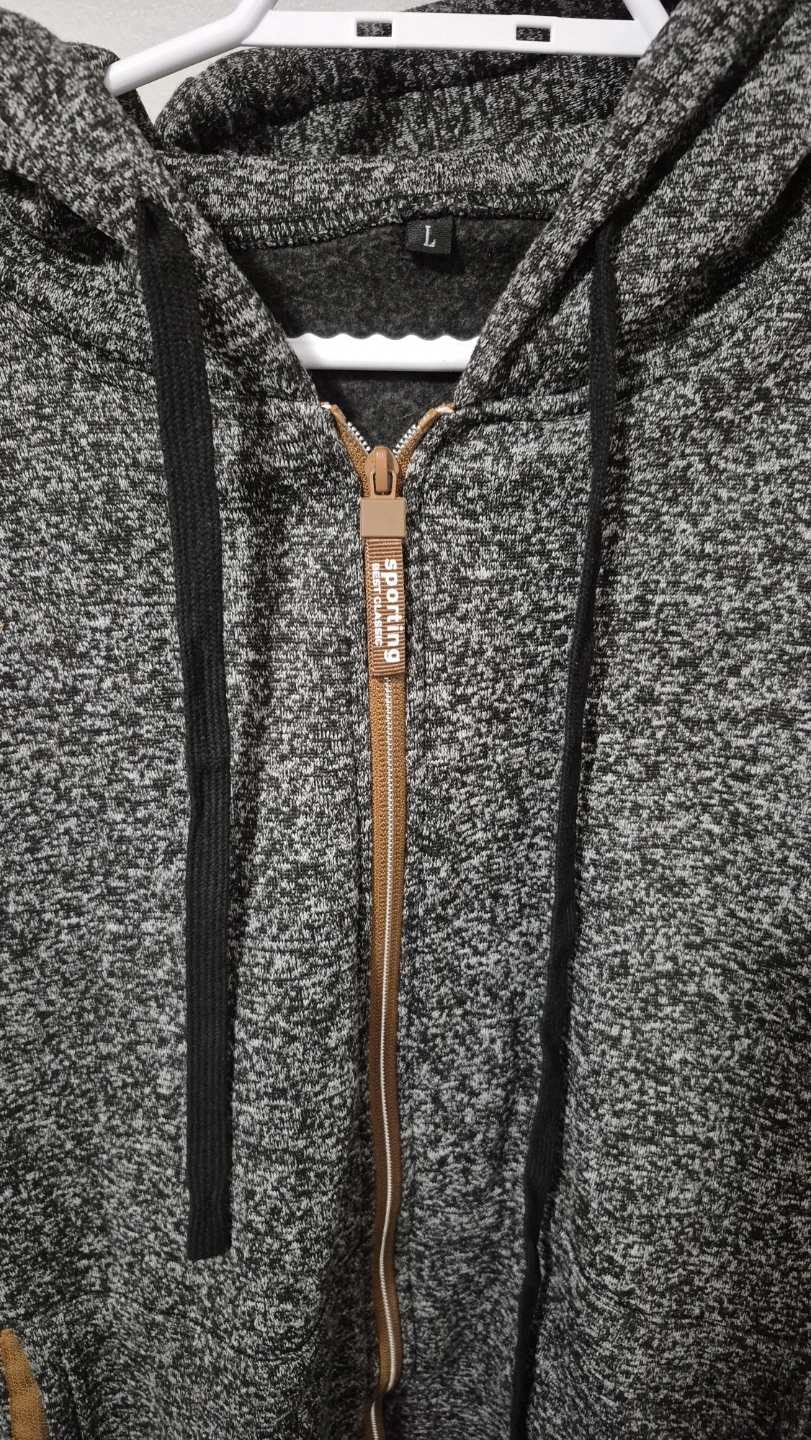Sporting Spirit Full Zip Hoodie Charcoal Grey - photo 3