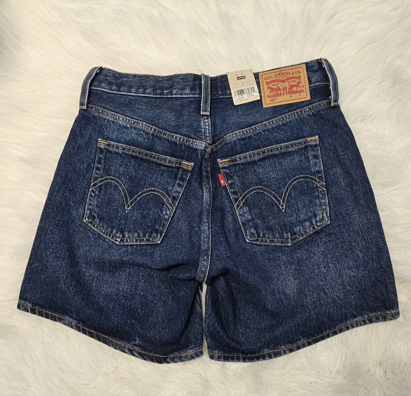 Levi's 501 Denim Shorts Women's 27 - photo 2