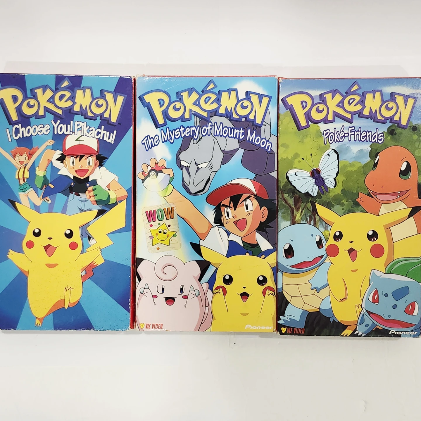 Pokemon VHS lot Pioneer series rare red 9 casettes - photo 4