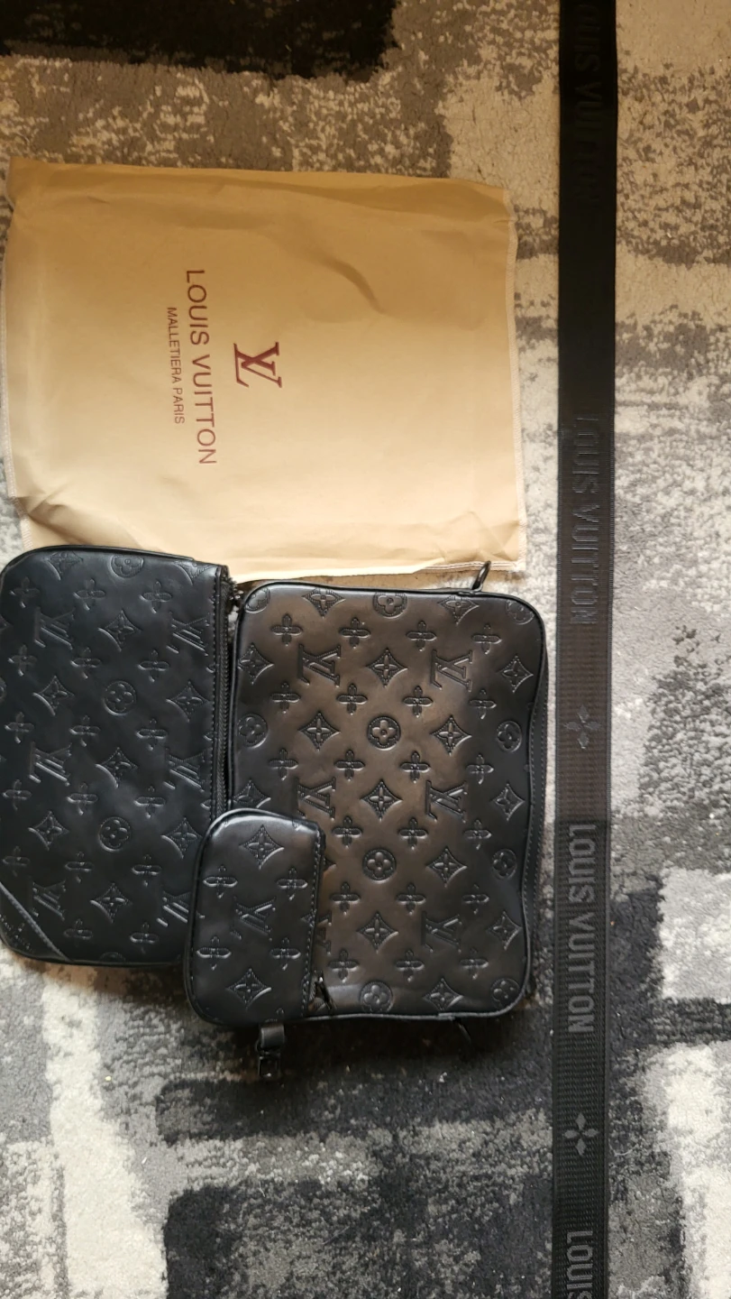 Louis Vuitton Monogram Embossed Sling Bag
