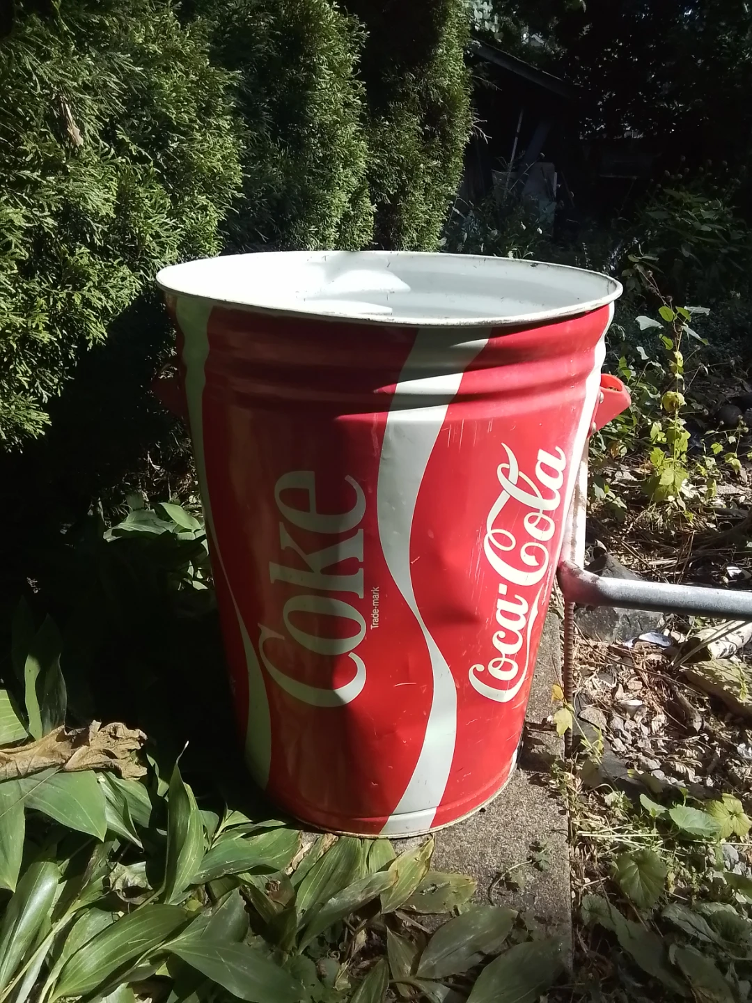 Vintage Coca-Cola Metal Cooler Bucket - photo 2