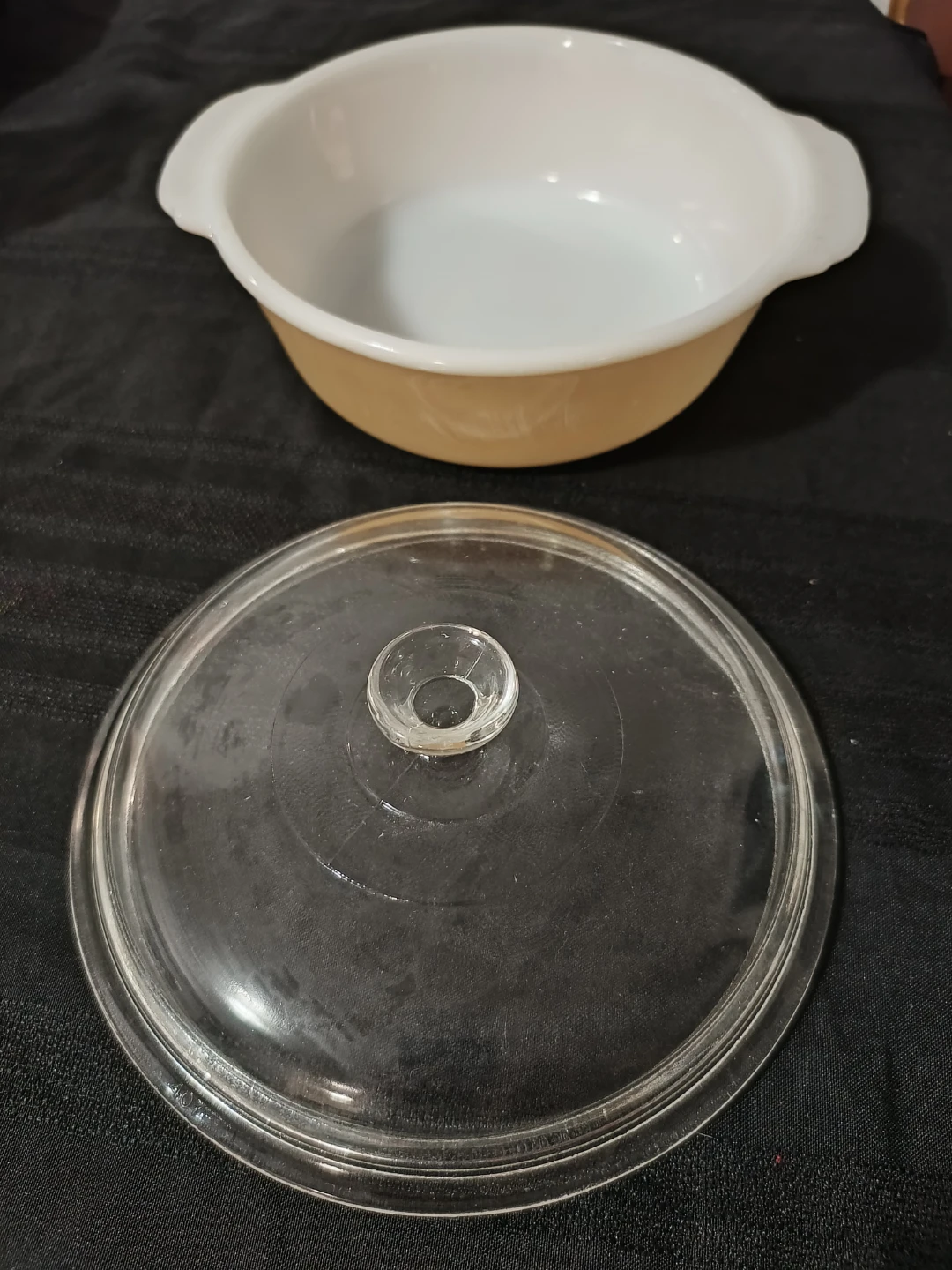 Fire King Casserole Dish with Glass Lid - photo 4