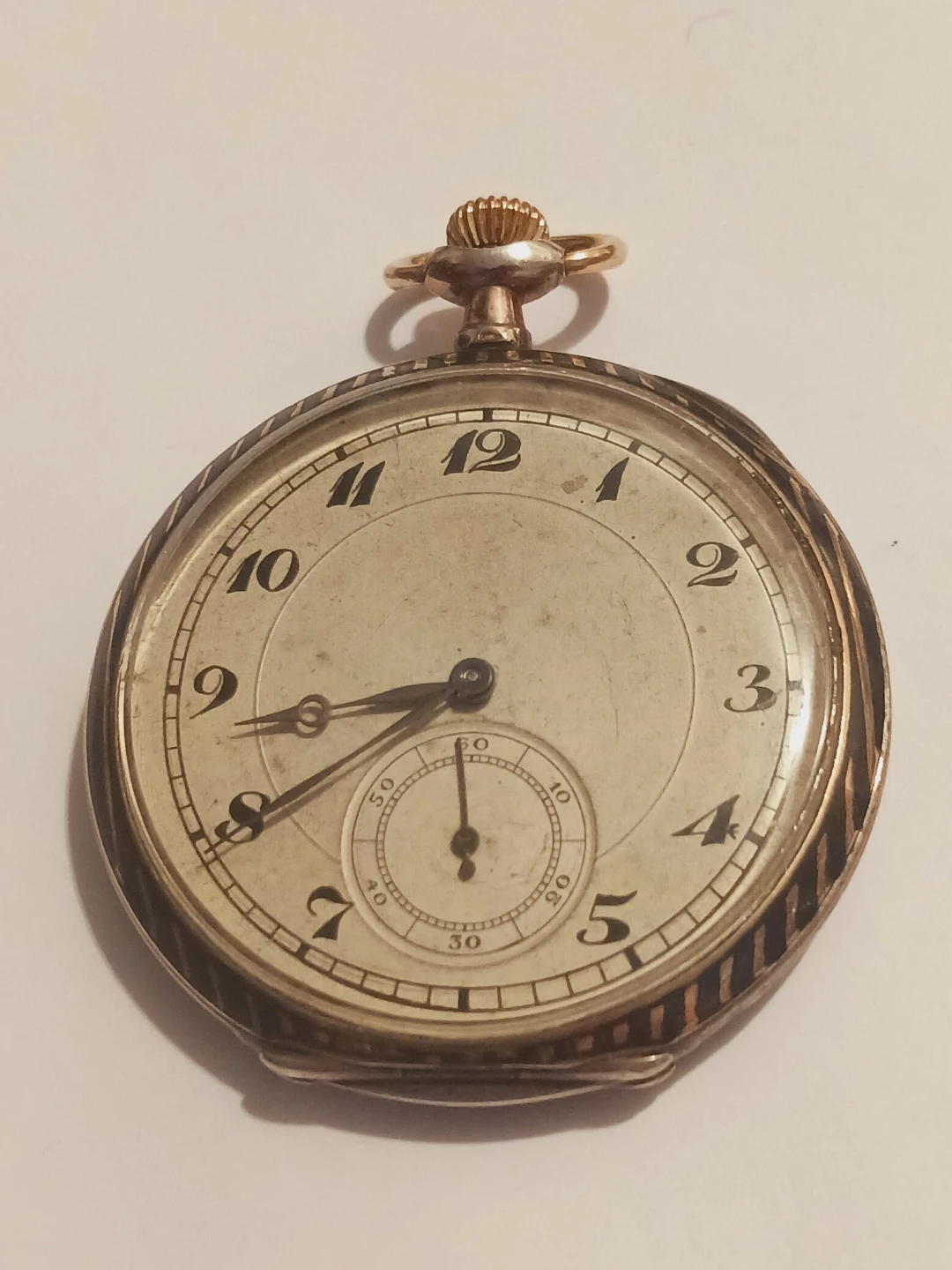 1910. ANTIQUE 900 SILVER 19 Rubis GrandPrixBruxelles PocketWatch - photo 2
