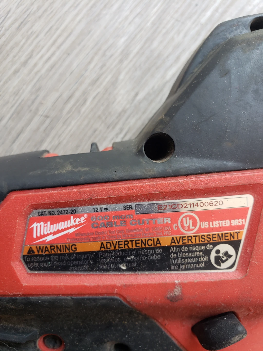 Milwaukee M12 Cable Cutter - photo 2