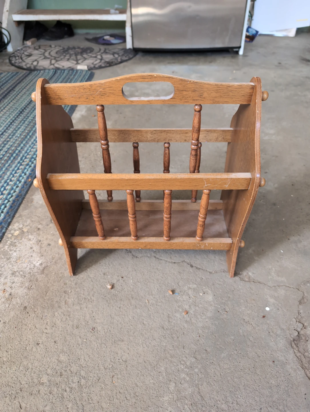 Wooden Magazine Rack - photo 3