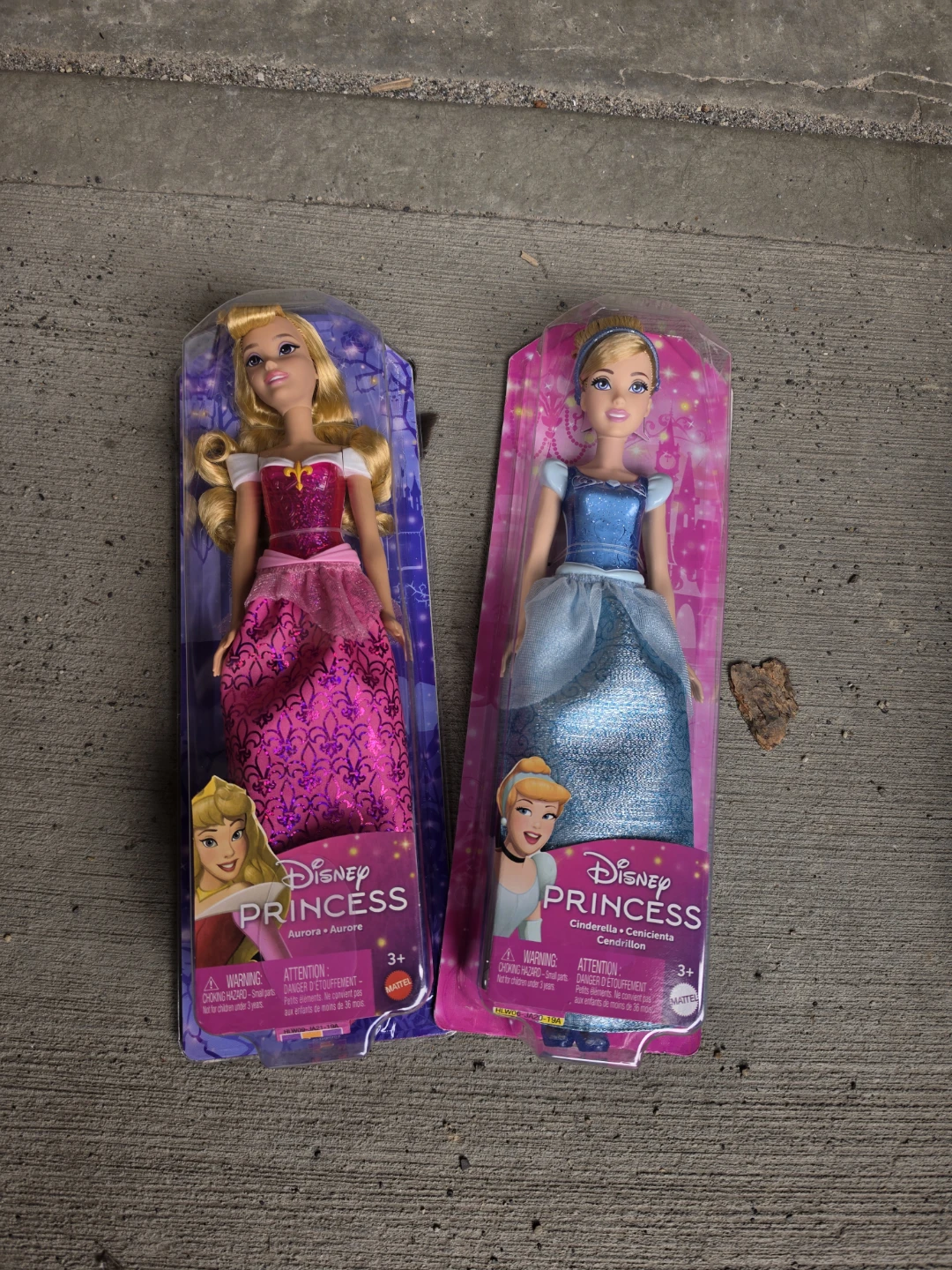 Disney Princess Aurora & Cinderella Dolls