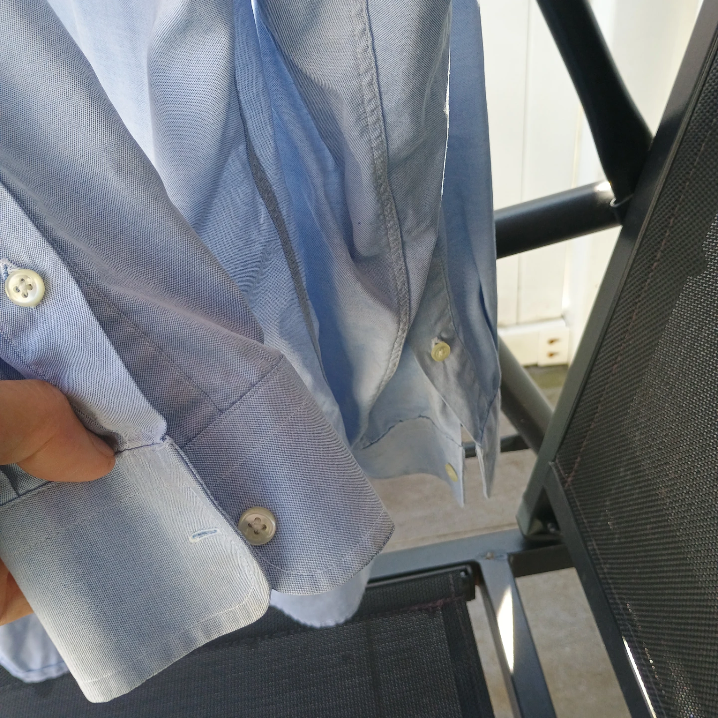 Light Blue Button-Down Shirt - photo 5