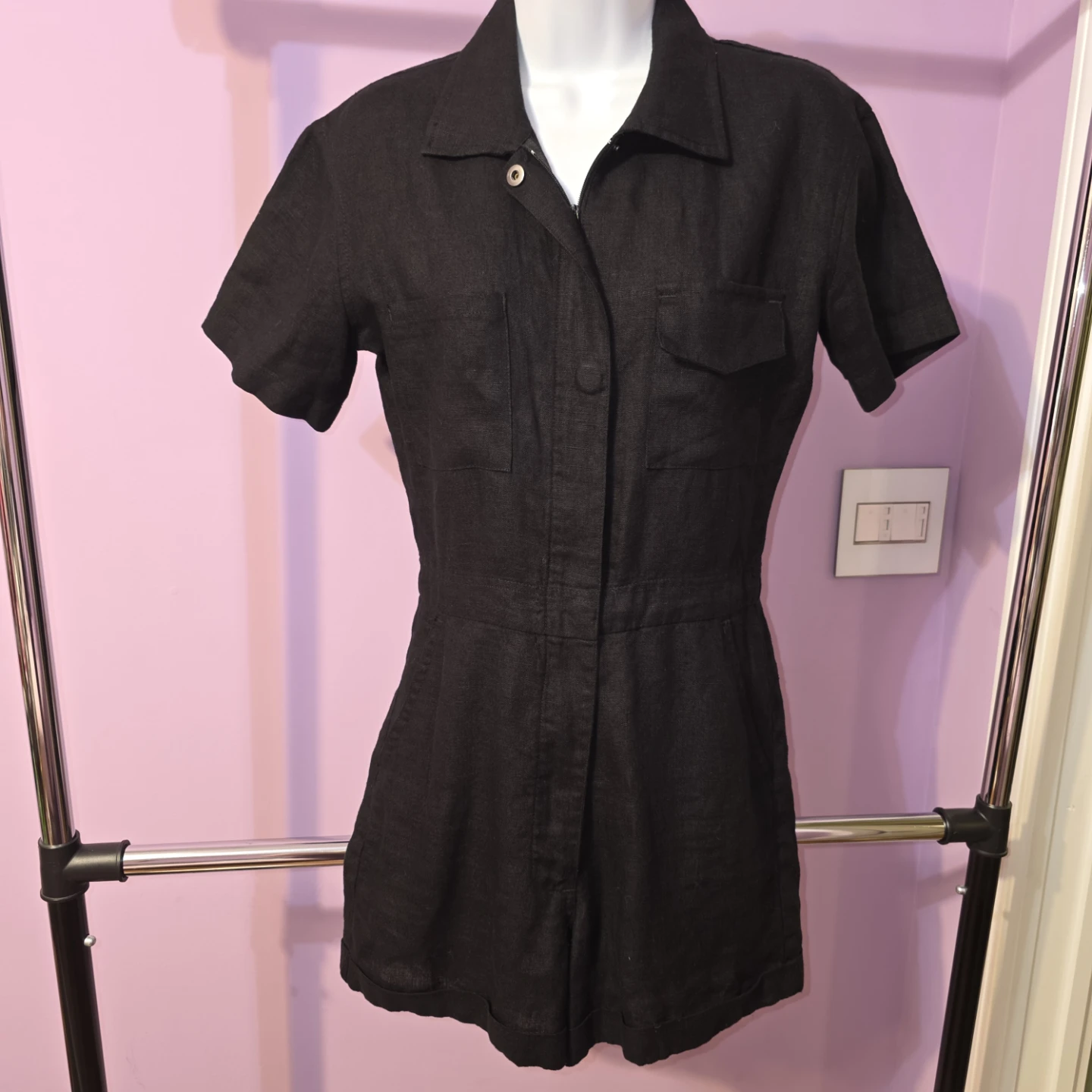 Rivet Utility Black Utility Romper size XS - photo 2