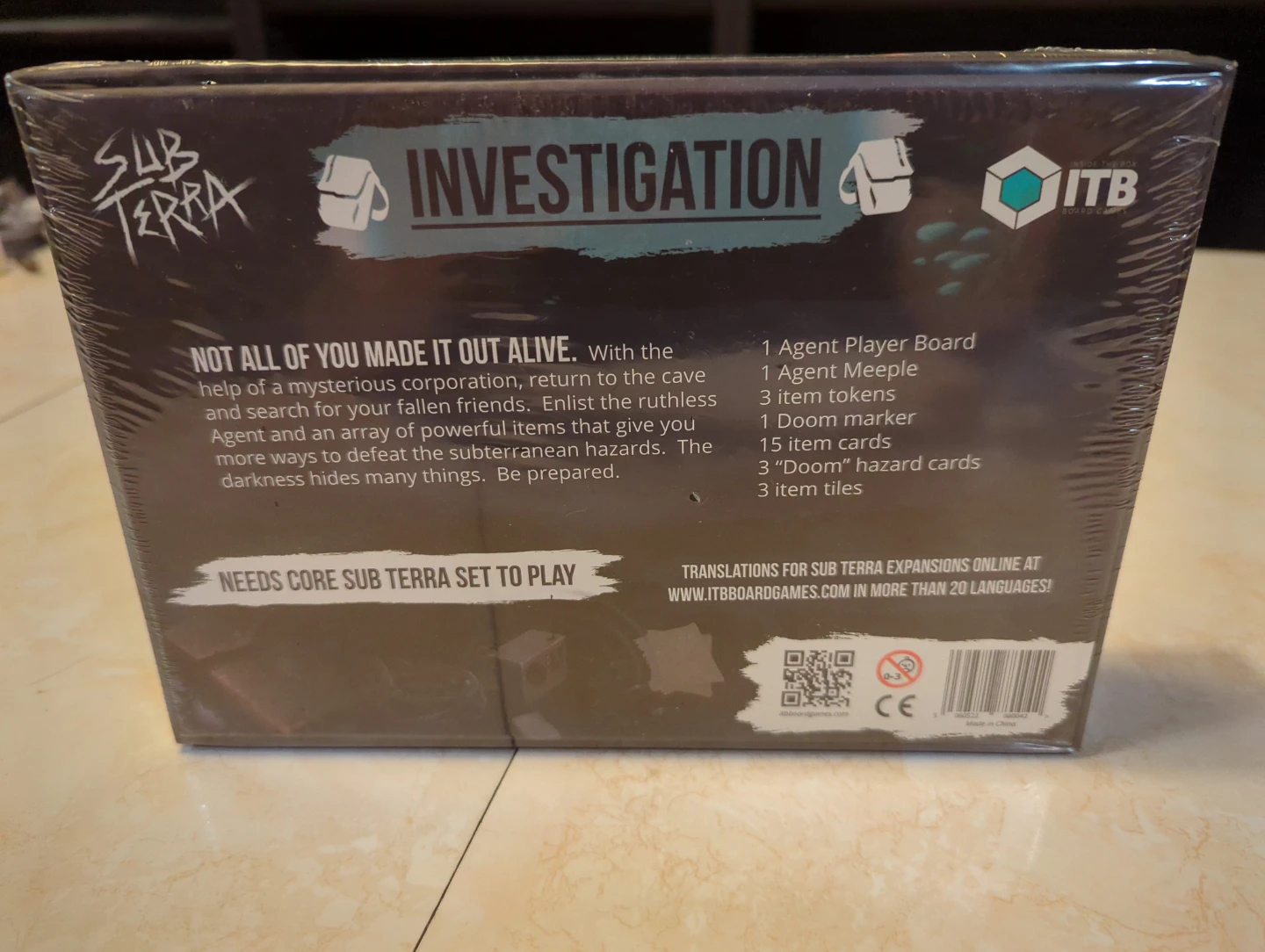 Sub Terra: Investigation Board Game - photo 2