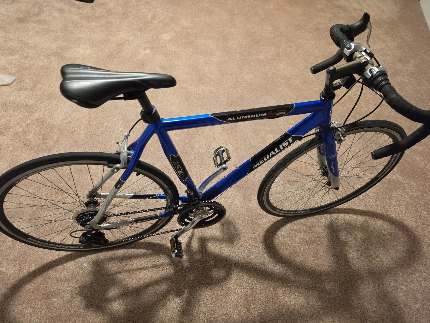 Medalist Aluminum Road Bike, Shimano Gears, Ready to Ride