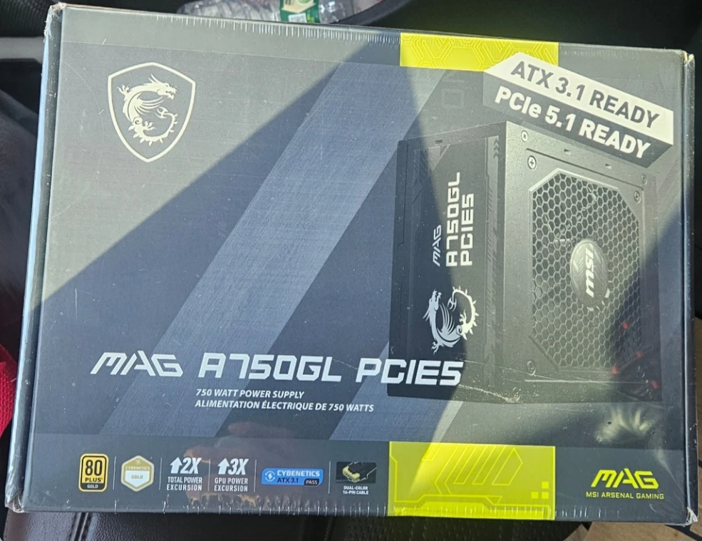 MSI MAG A750GL PCIE5 750W Power Supply