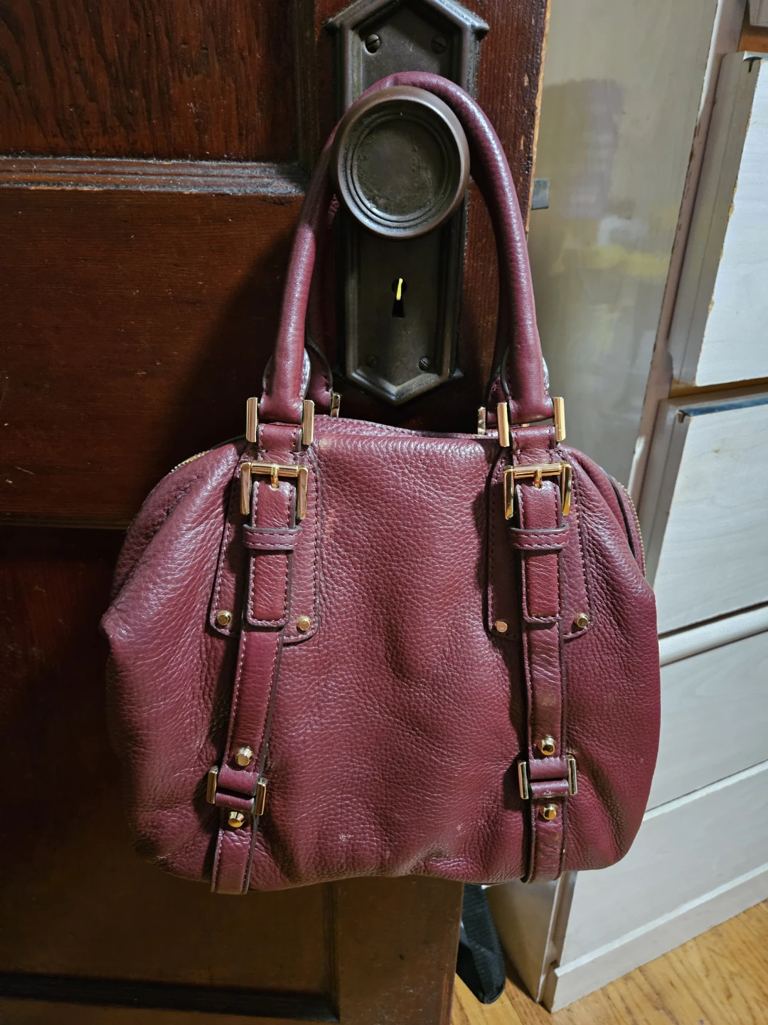 Michael Kors Leather Satchel Handbag - photo 2