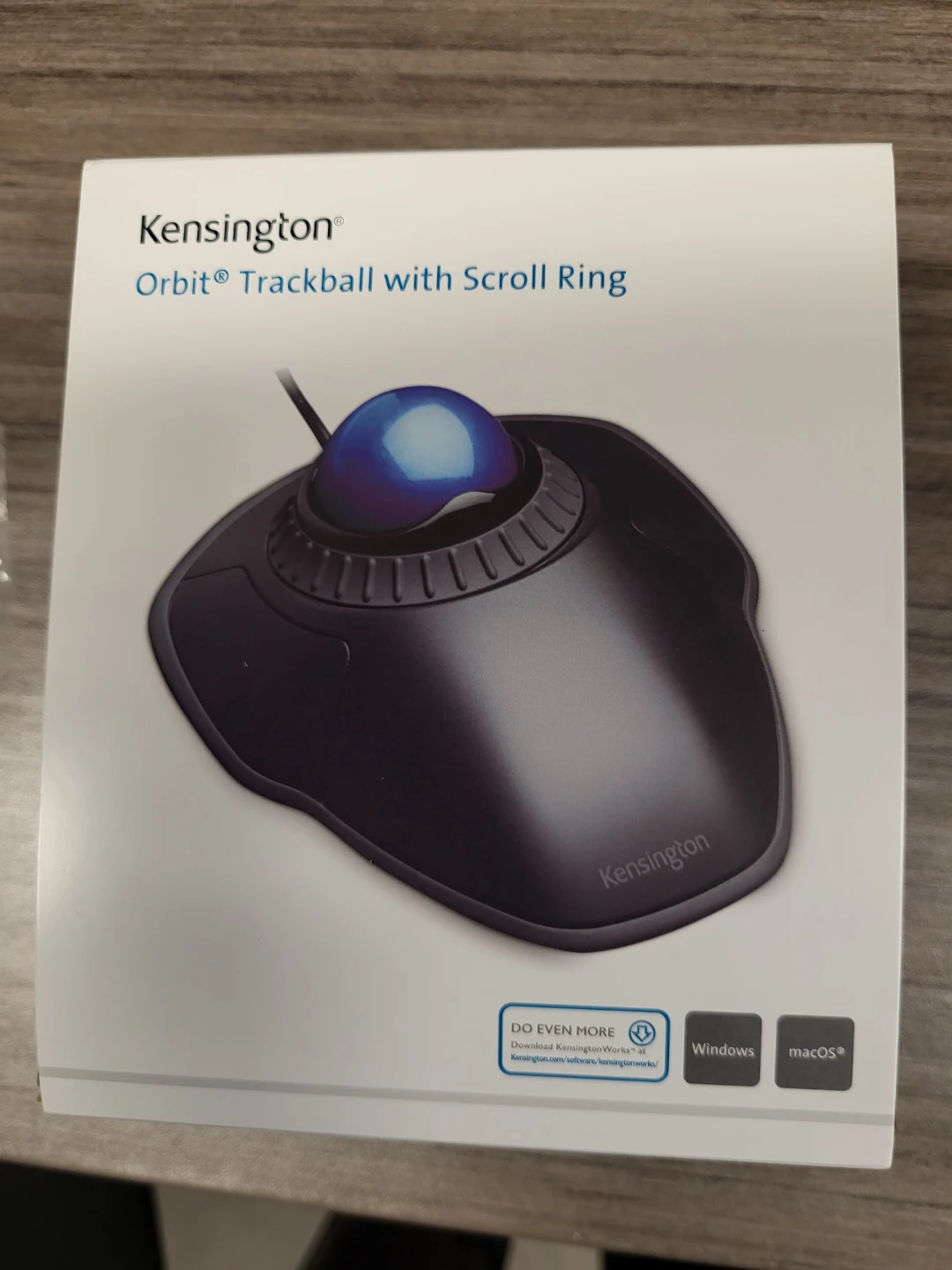 New Kensington Orbit Trackball with Scroll Ring