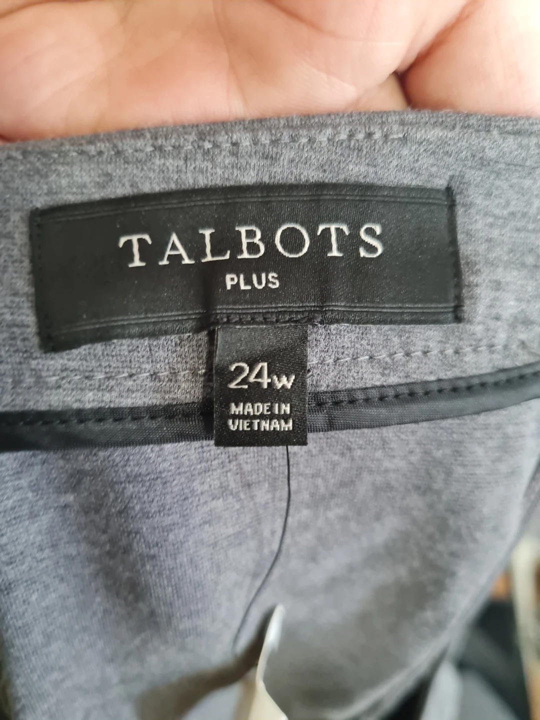 Talbots Plus Grey Skirt Size 24W