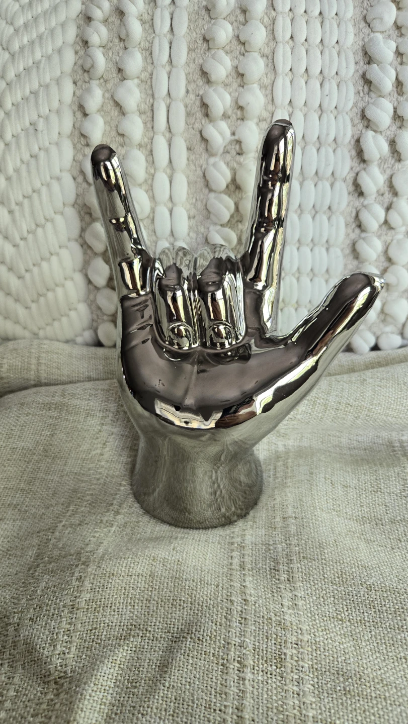 I Love You Hand Tabletop Sculpture