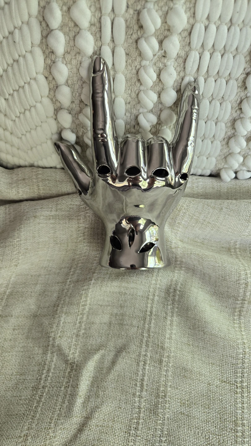 I Love You Hand Tabletop Sculpture - photo 3
