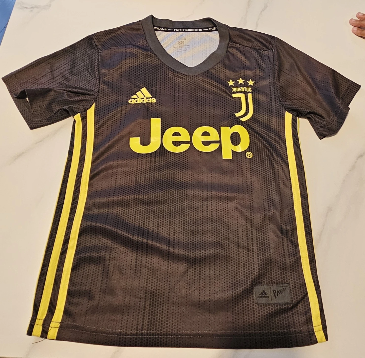 Juventus Ronaldo #7 Jersey - Adidas Climalite Youth 22
