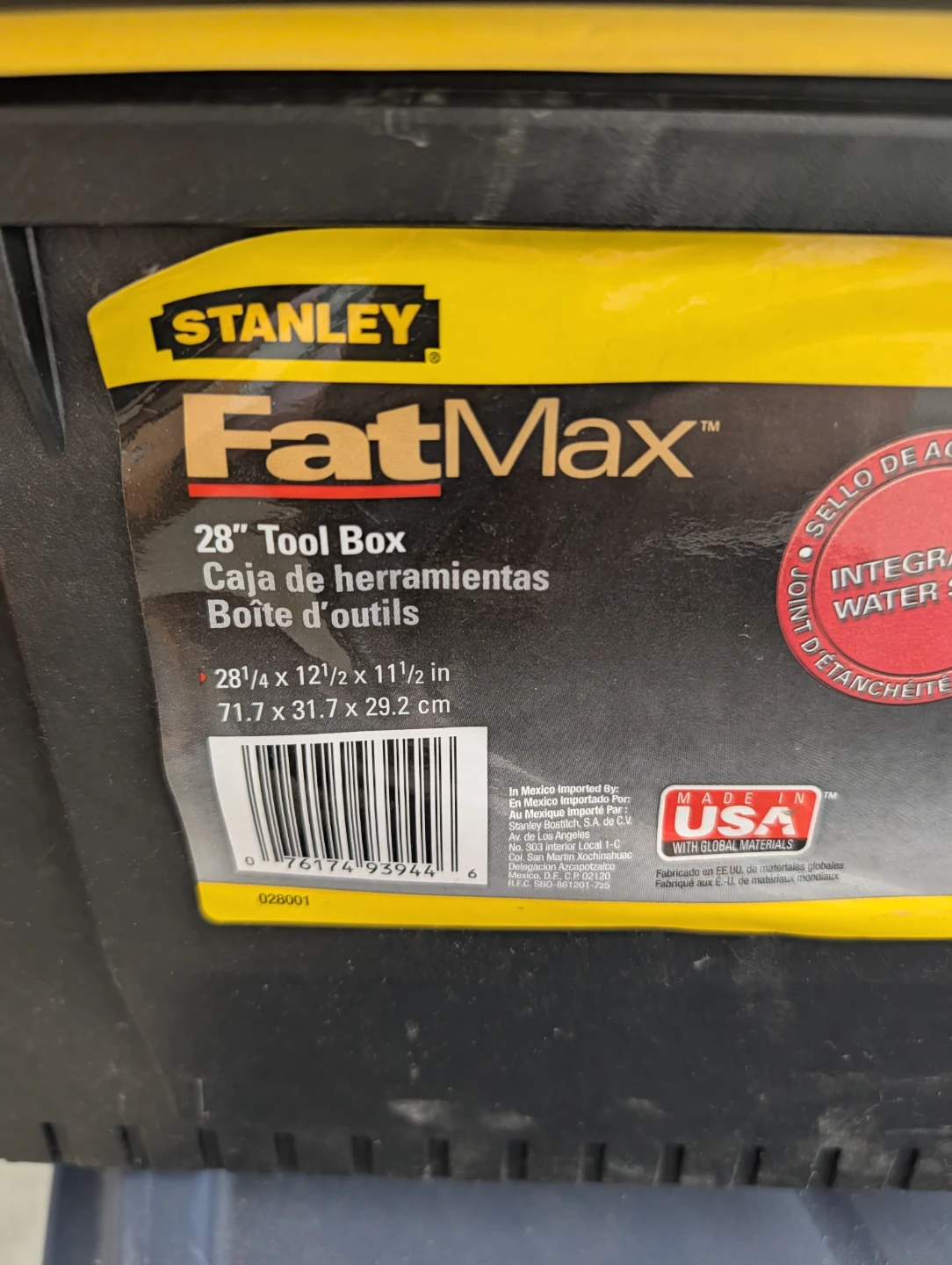 Stanley FatMax 28" Tool Box - photo 3