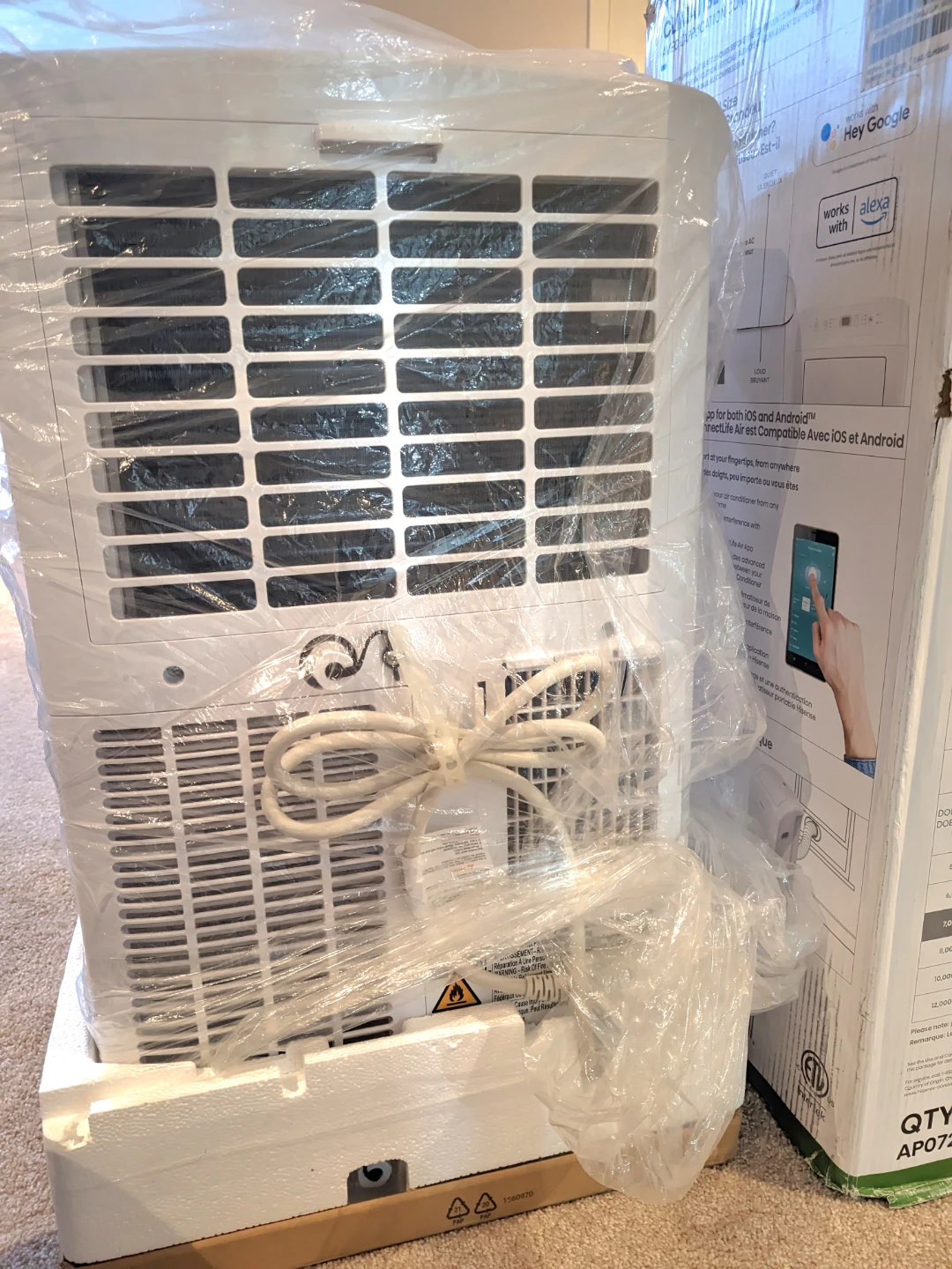 [Like New] Hisense Portable AC 10,500 BTU (SACC 7,000 BTU) - photo 4