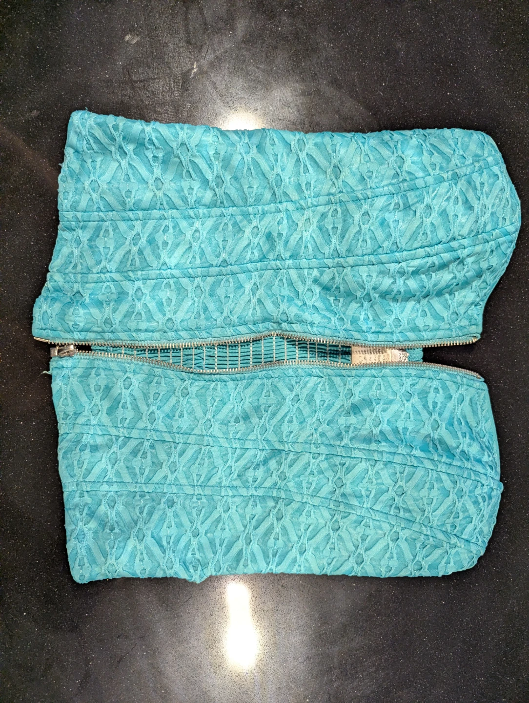 TURQUOISE CORSET TOP – SIZE L