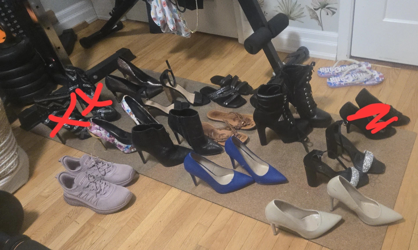 Women’s Shoe Lot – 11 Pairs – Heels, Boots, Flats – Size 7.5 - photo 2