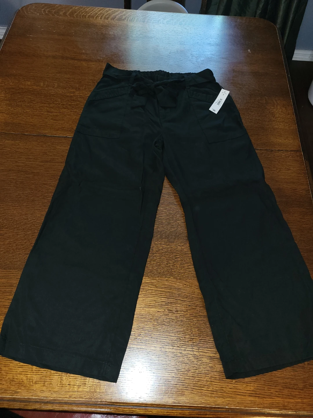 Joe Fresh Black Wide Leg Pants Size 2