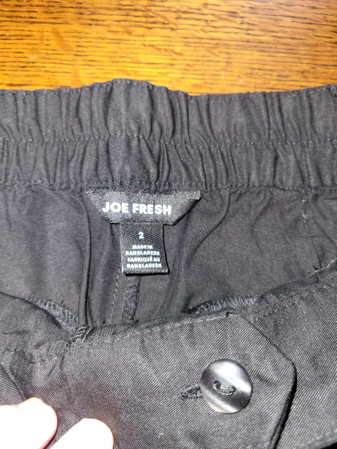 Joe Fresh Black Wide Leg Pants Size 2 - photo 2