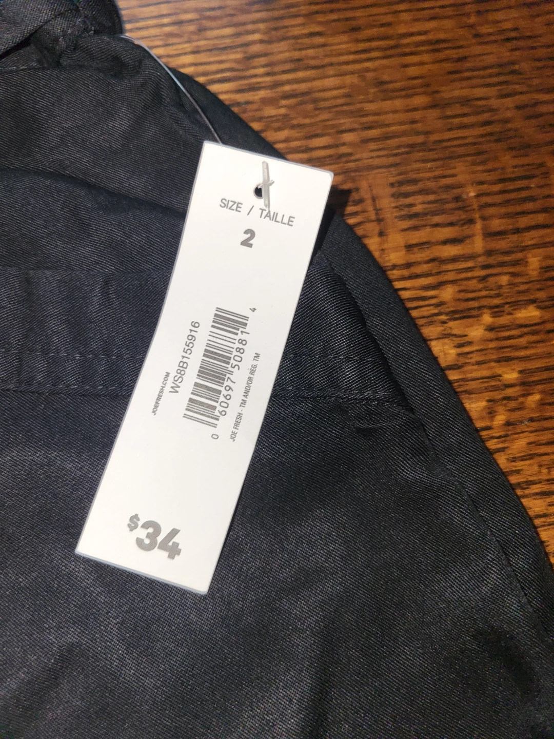 Joe Fresh Black Wide Leg Pants Size 2 - photo 3