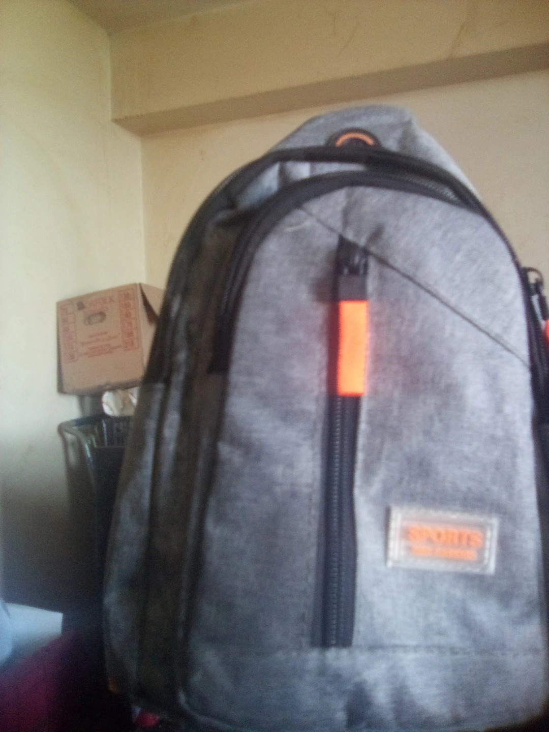Grey Sports Backpack