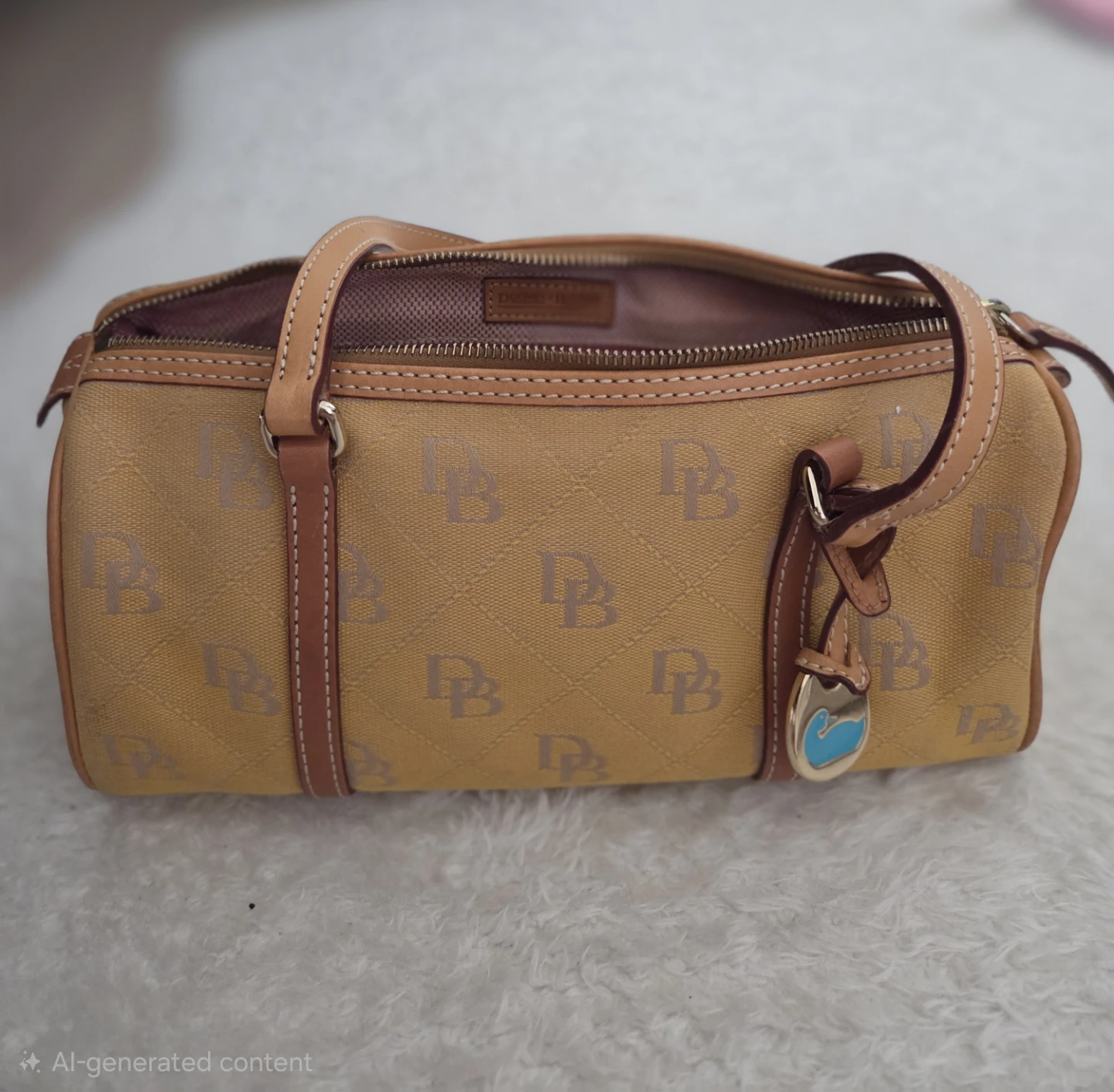 Dooney & Bourke Monogram Barrel Bag