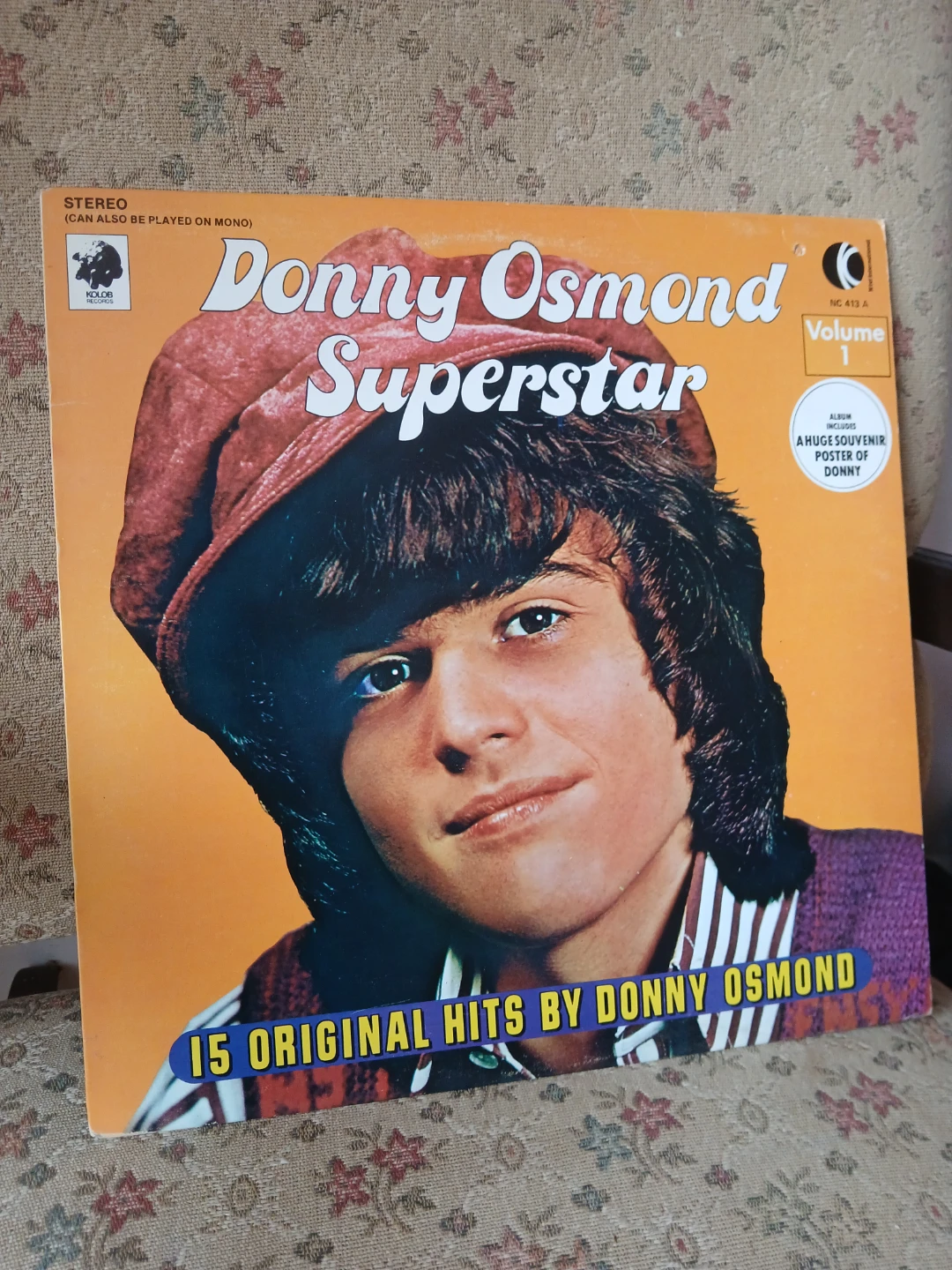 Donny Osmond Superstar Vinyl Record - K-Tel International