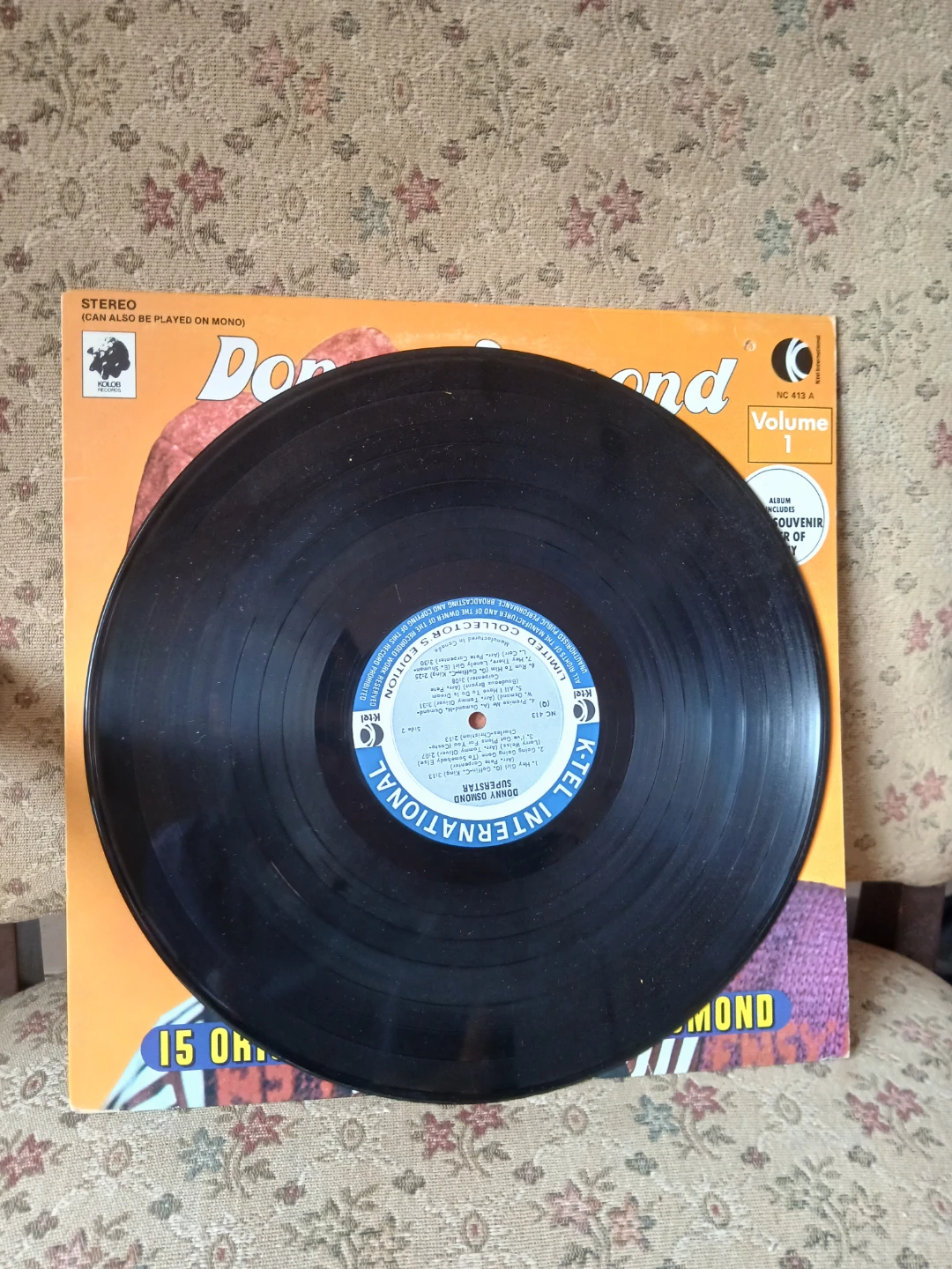 Donny Osmond Superstar Vinyl Record - K-Tel International - photo 3