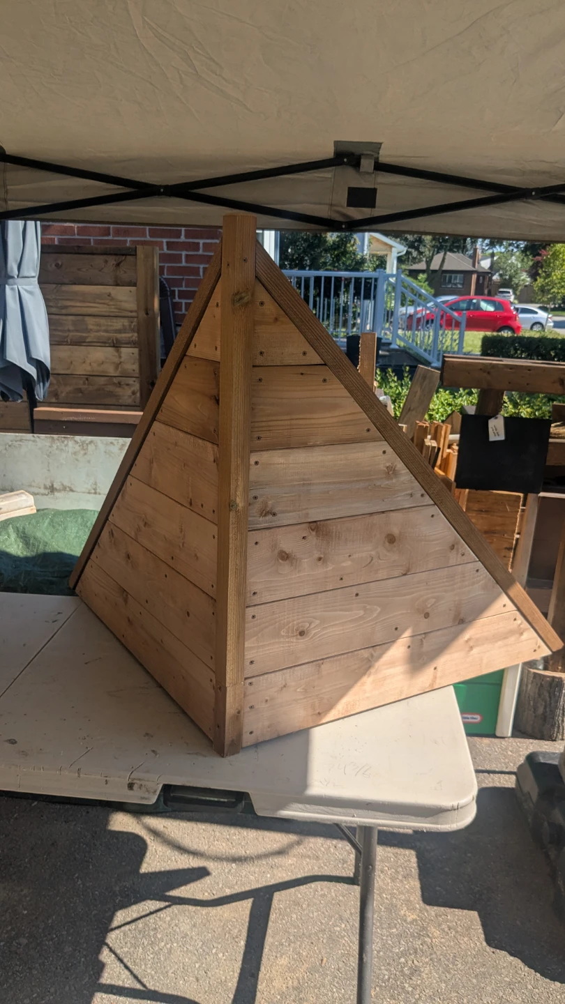 Wooden Pyramid Structure