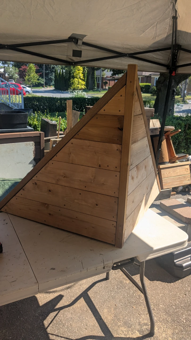 Wooden Pyramid Structure - photo 2
